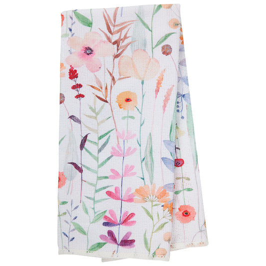 Tea Towel Nature Inspired Designs Assorted 2pk