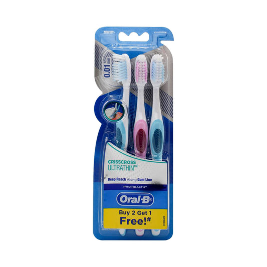 Oral B Toothbrush Criss-Cross Thin Extra Soft 3pk