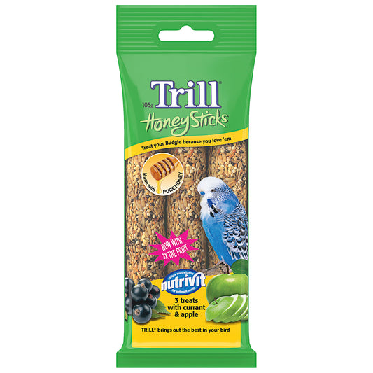 Trill Budgie Honeystick 105g