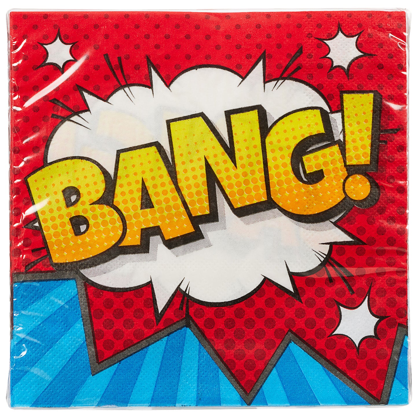 Superhero Napkin 2ply 33x33cm 20pk
