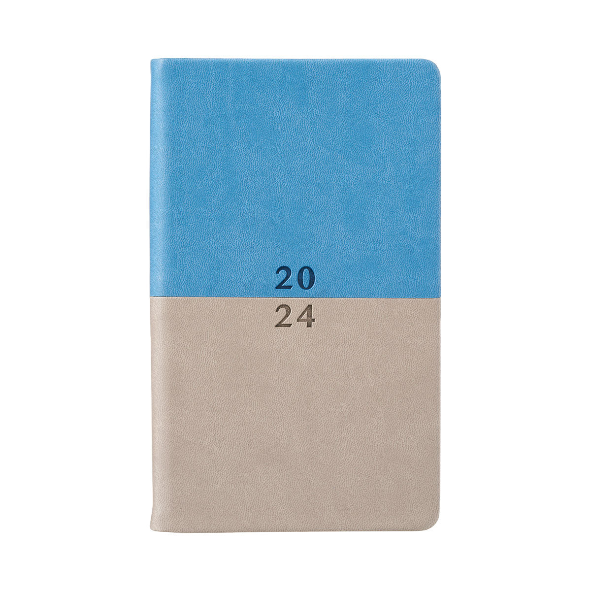 Day View PU Diary 2024 Octavo Blue/Grey