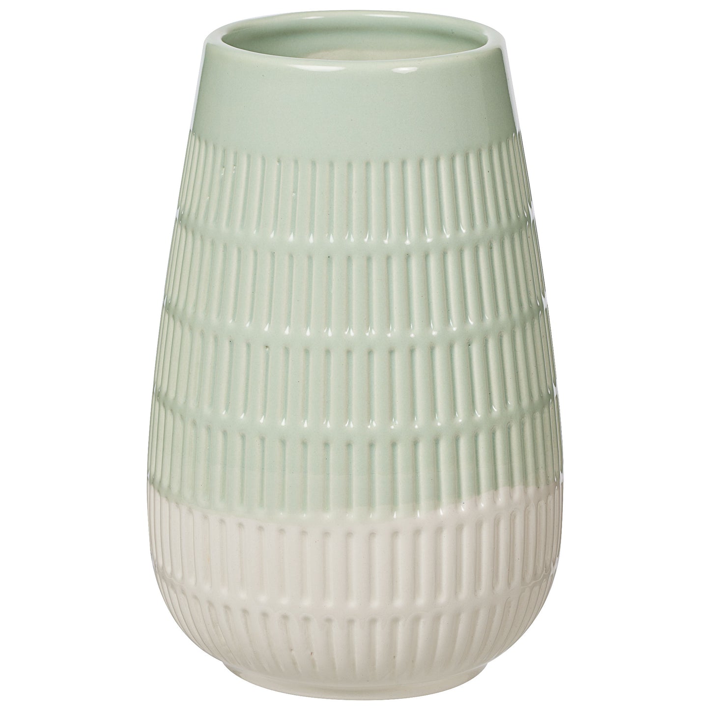 Dash Ceramic Vase Green