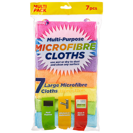 Orama Multipurpose Microfibre Cloths 7pk