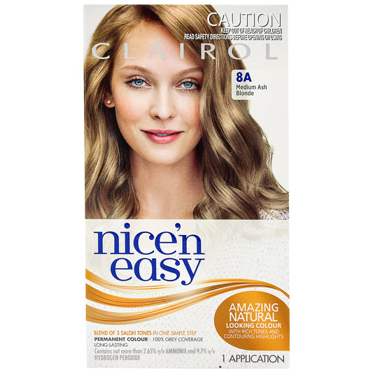 Clairol Nice 'N' Easy 8A Natural Medium Ash Brown