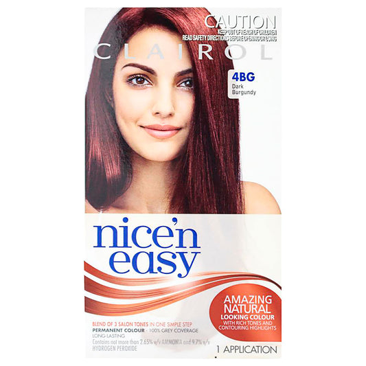 Clairol Nice 'N' Easy 4BG Natural Burgundy