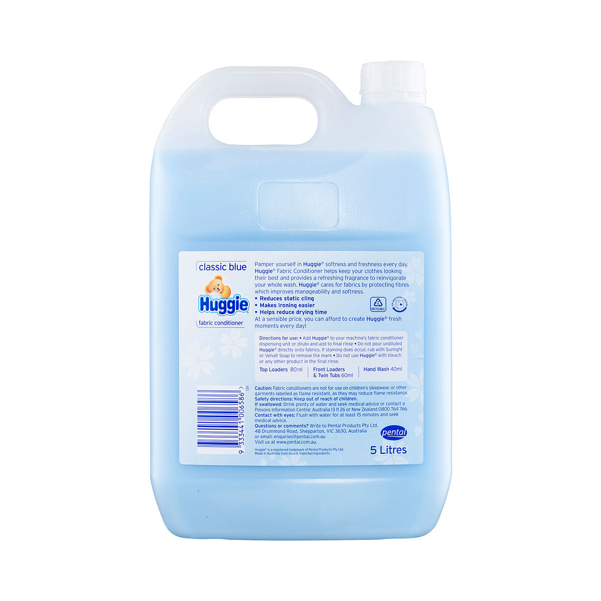 Huggie Fabric Conditioner Classic Blue 5L