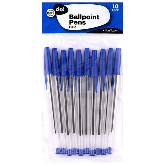 Ballpoint Pen Blue 10pk