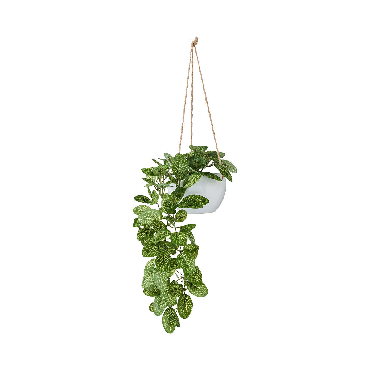 Hanging Leaf In Pot Black/White