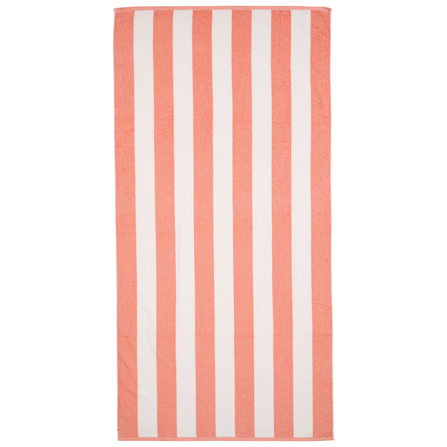 Dobby Stripe Beach Towel Peach 80x160cm