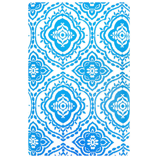 Flannel Back Print Tablecloth 132x228cm Assorted