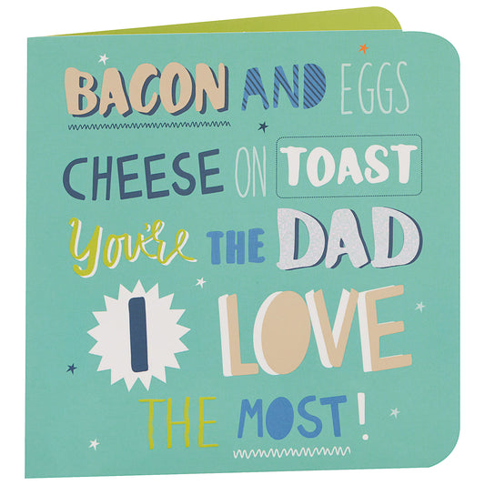 Father's Day Card Food Humour / Breakfast