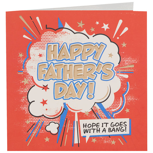 Father's Day Card Pop Art Bang