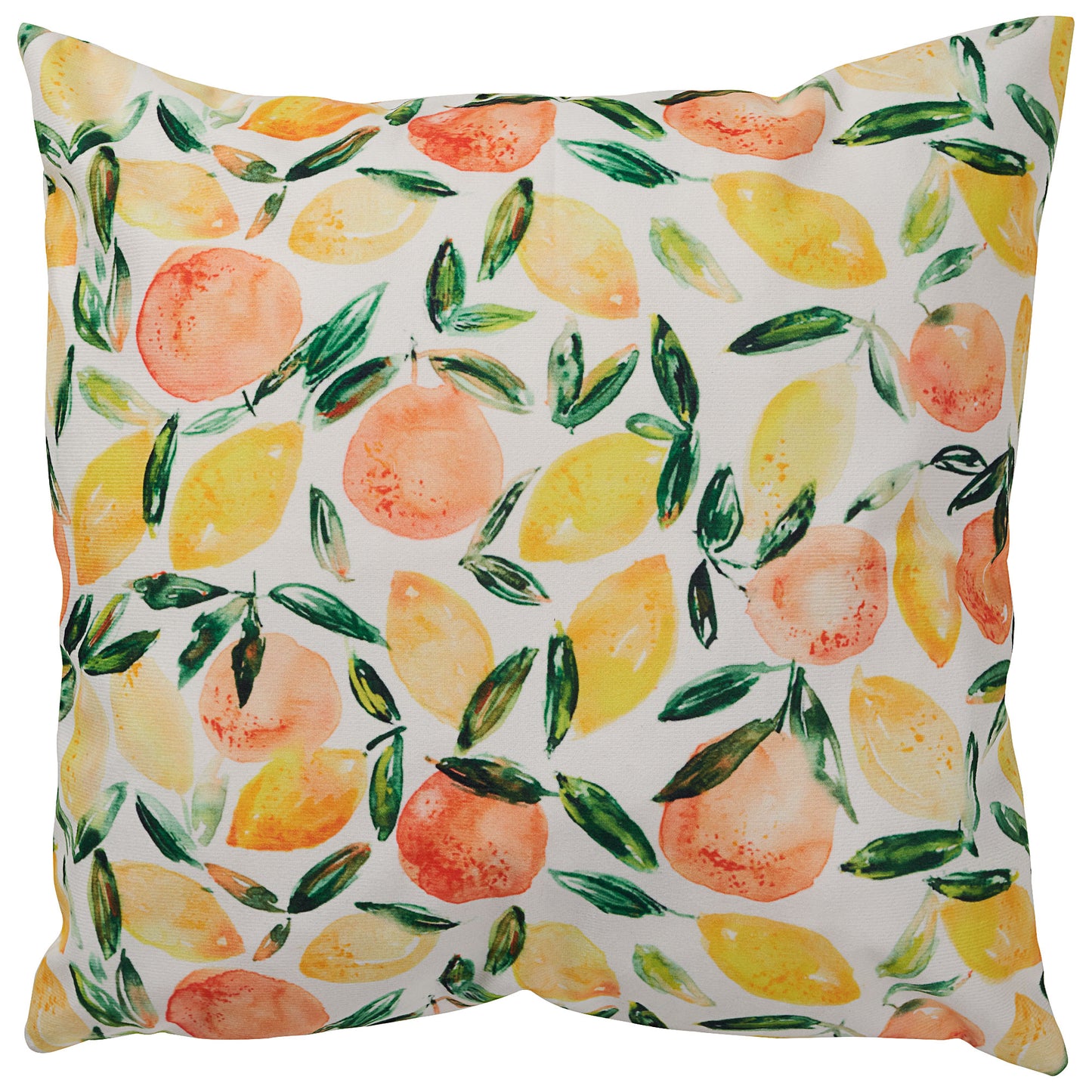 Printed Cushion Sunflower/Citrus 40cm