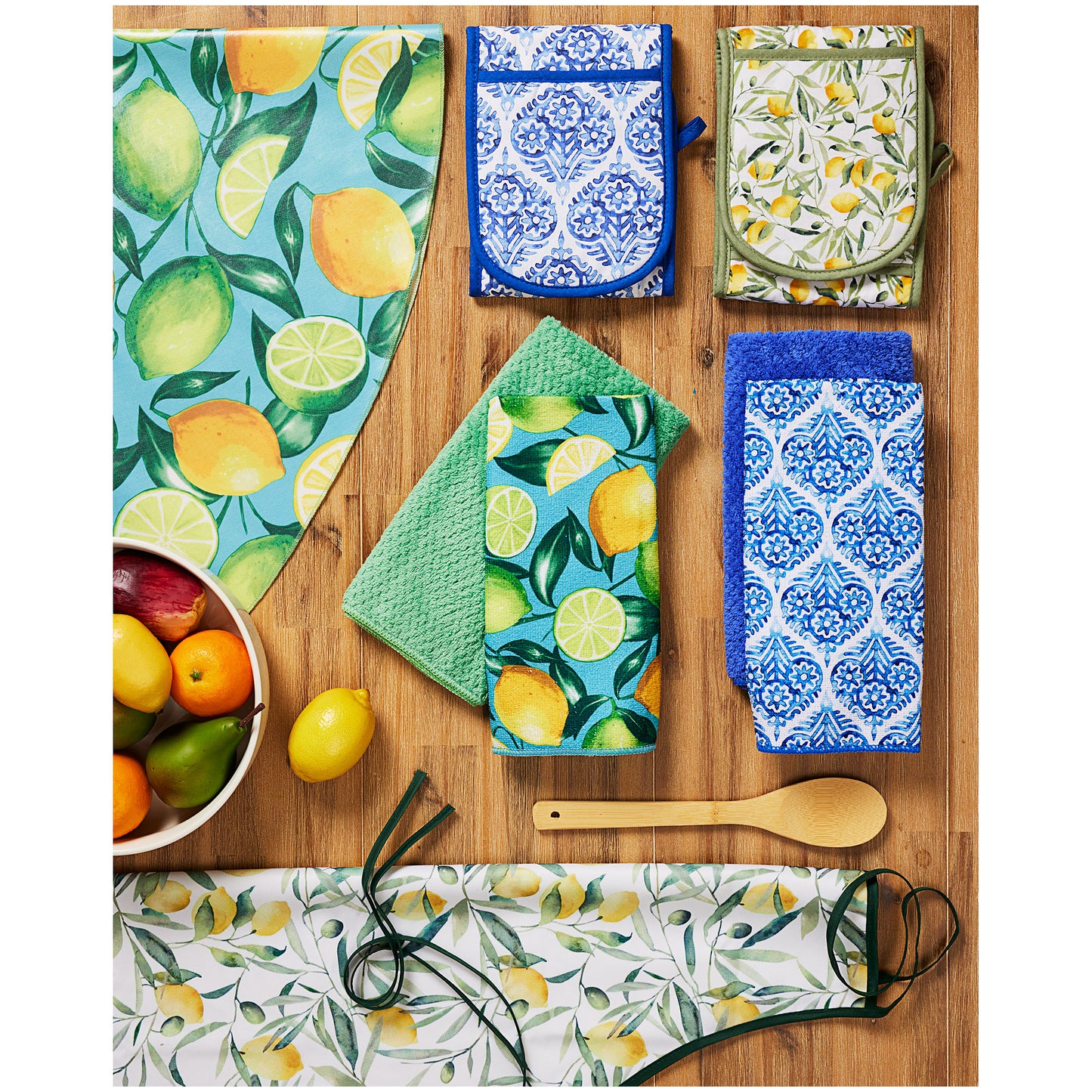 Apron Positano Lemon Print 60x80cm