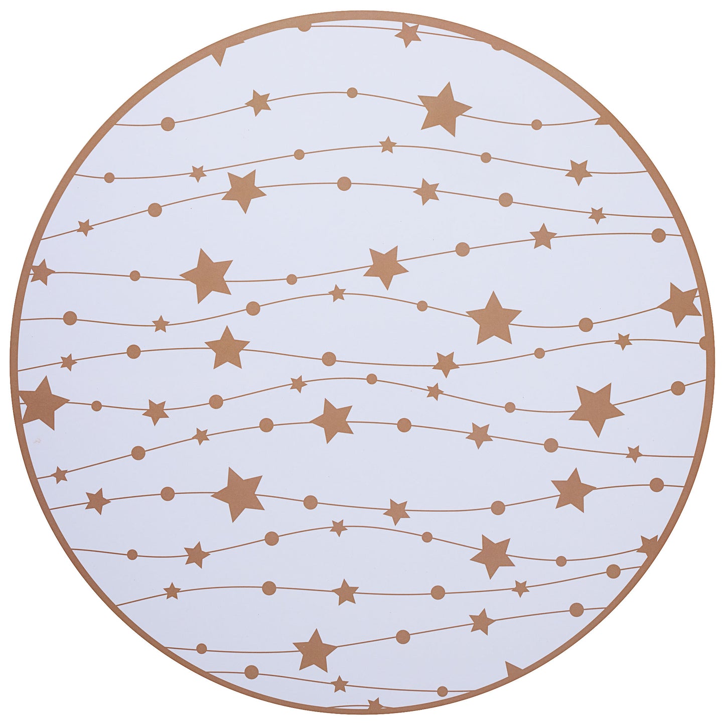 Placemat Round Cork Back Assorted