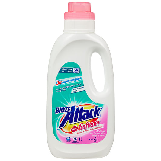 Biozet Attack Laundry Liquid Softener 1L