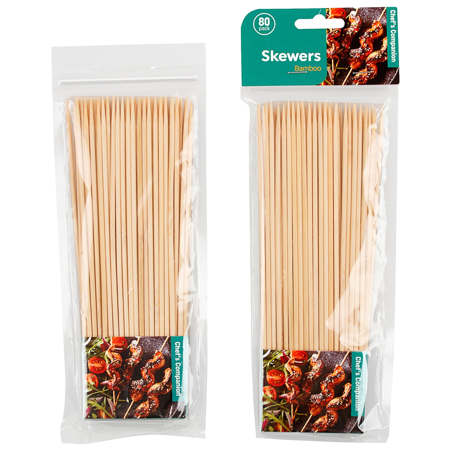 Bamboo BBQ Skewers 25cm 80pk
