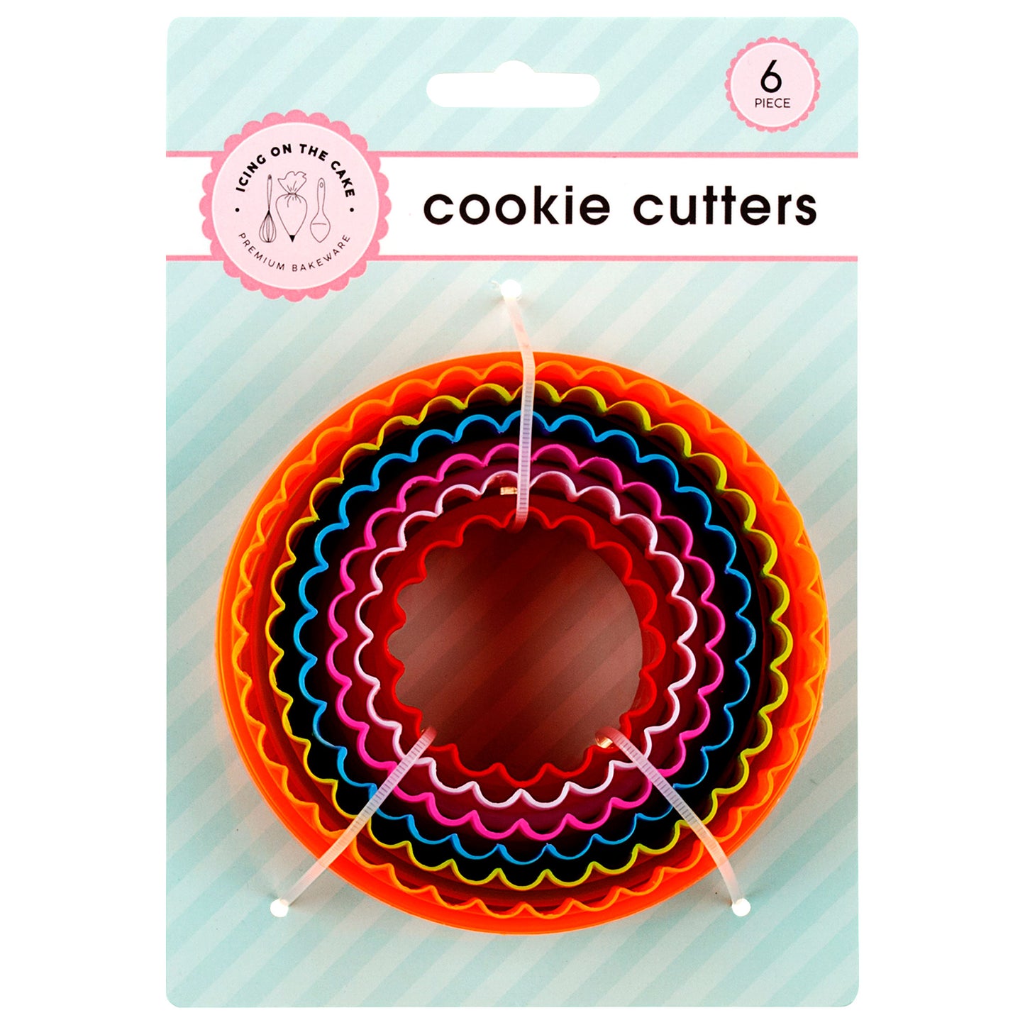 Pastry Cutters Multicoloured 6pk