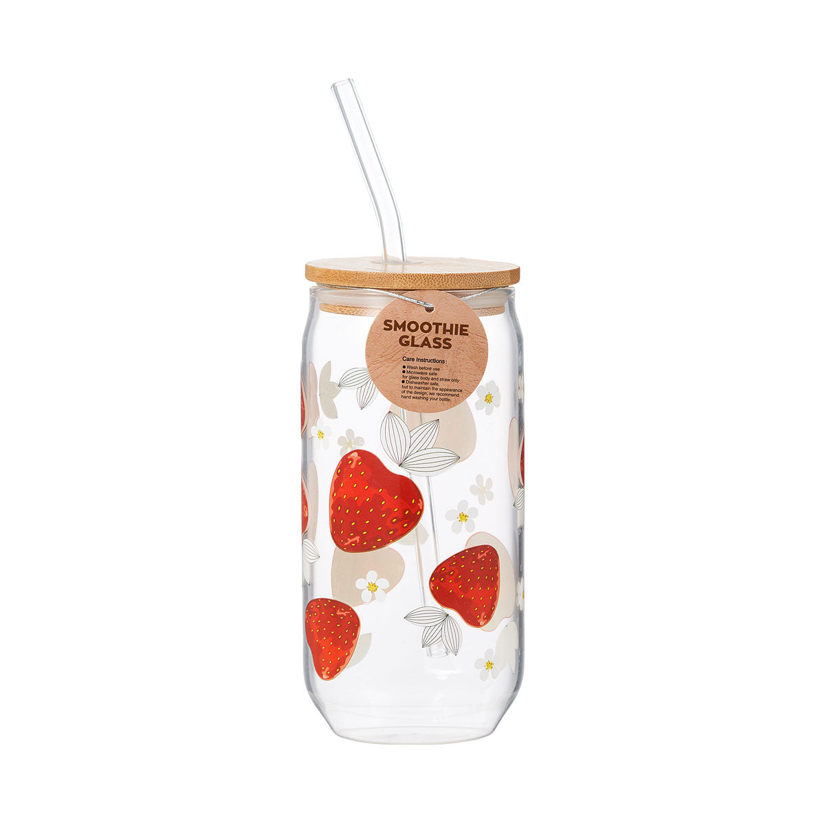 Strawberry Smoothie Glass 500mL