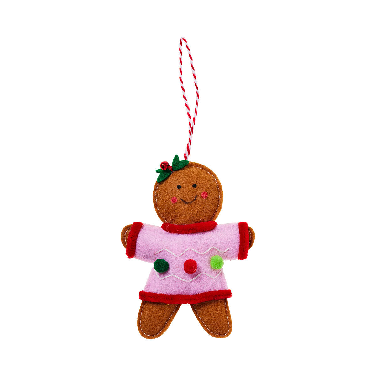 Gingerbread Felt Figures Assorted
