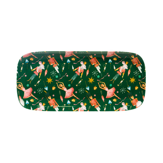 Christmas Rectangular Melamine Tray Assorted 37.5cm