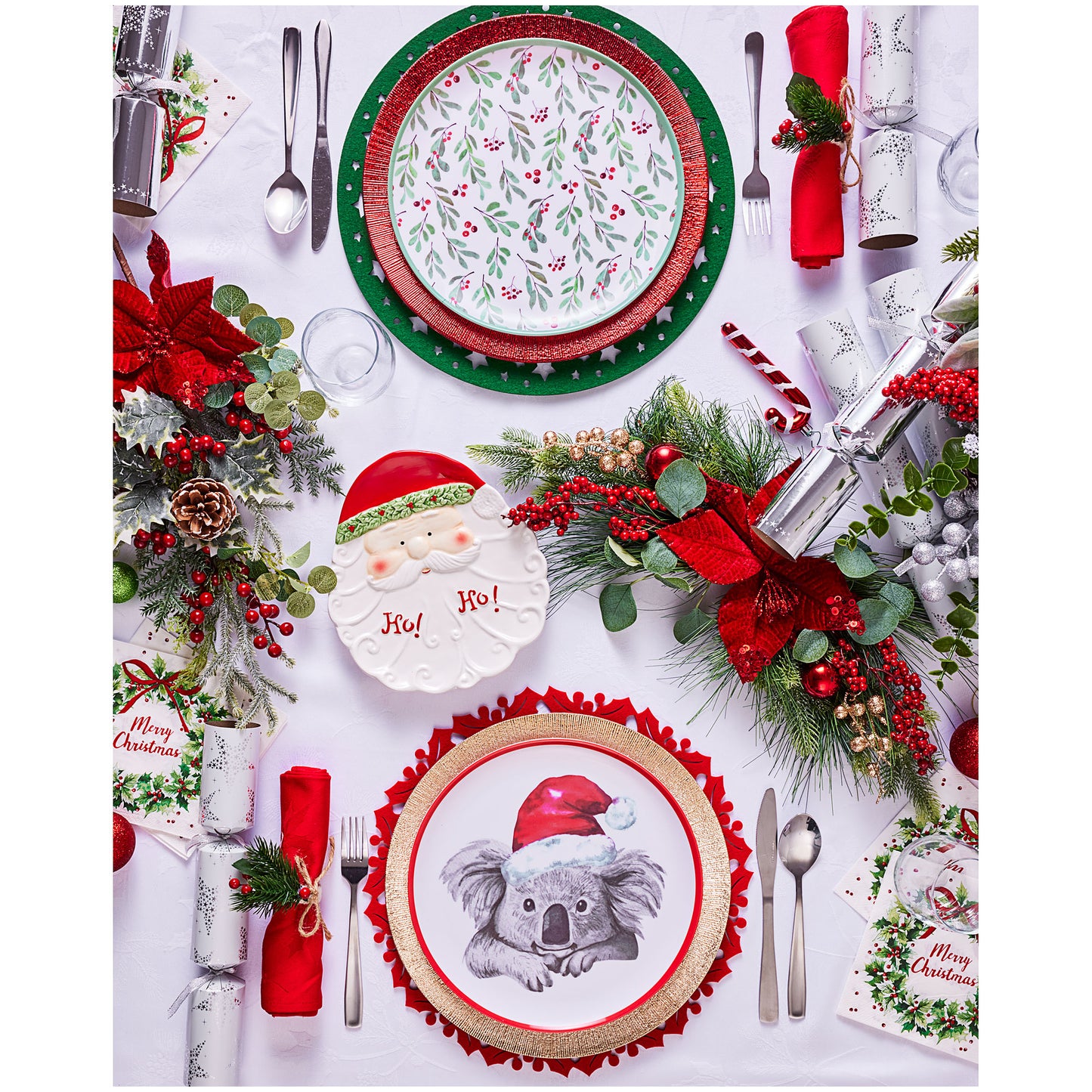 Christmas Starburst Charger Plate Assorted