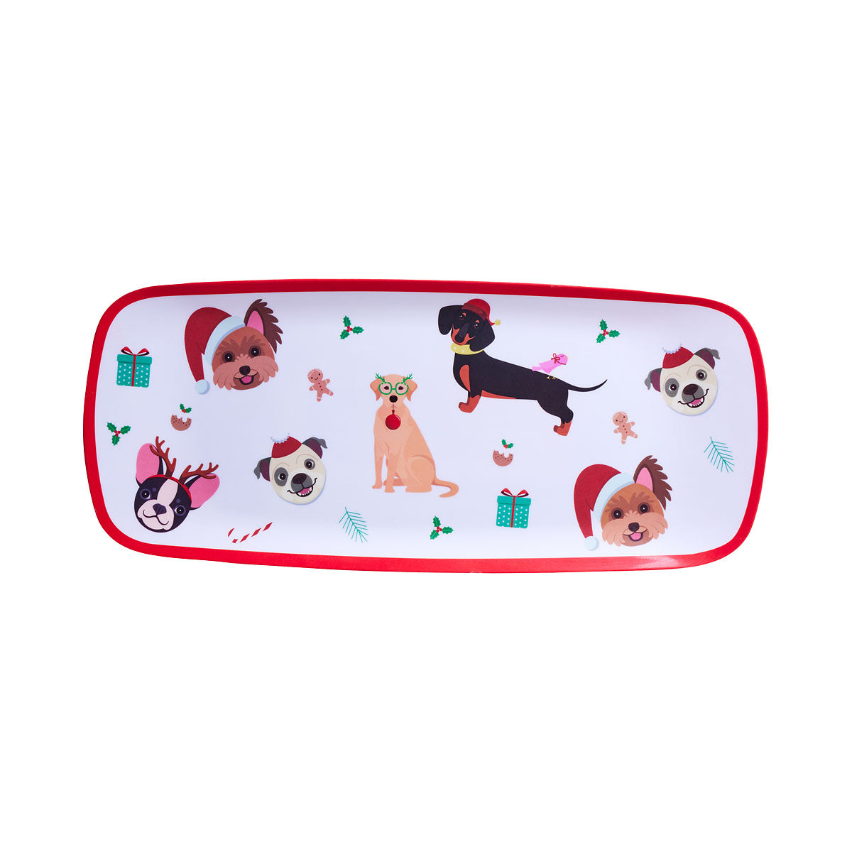 Oblong Melamine Tray Assorted