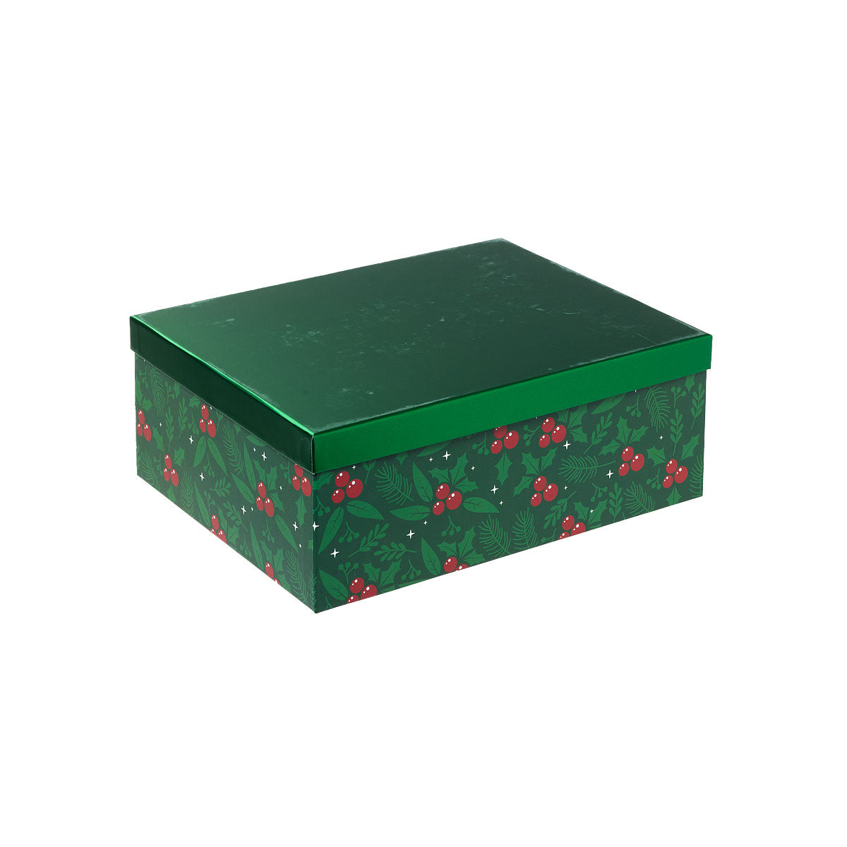 Rectangular Foil Christmas Gift Box S3 35cm