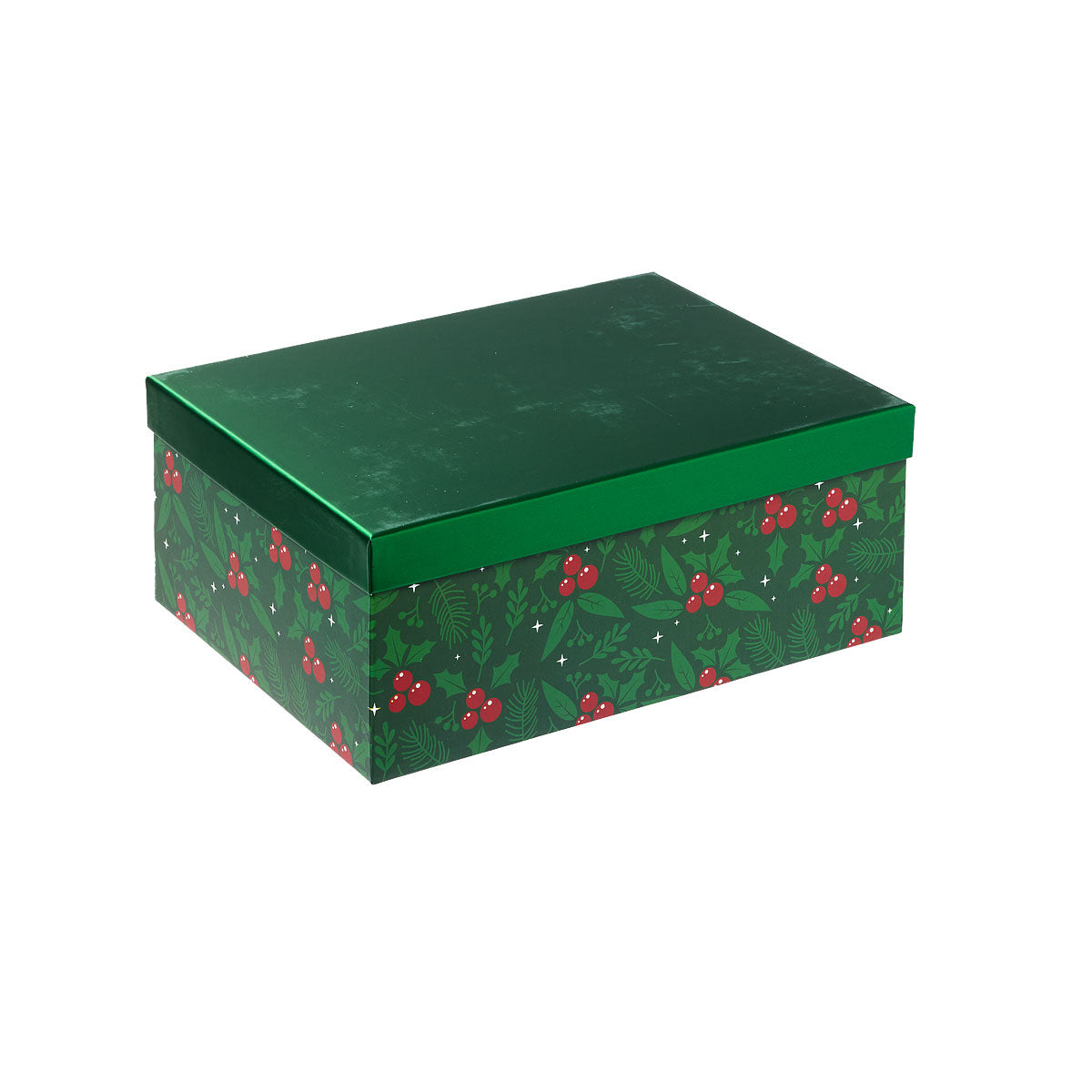Rectangular Foil Christmas Gift Box S4 31cm