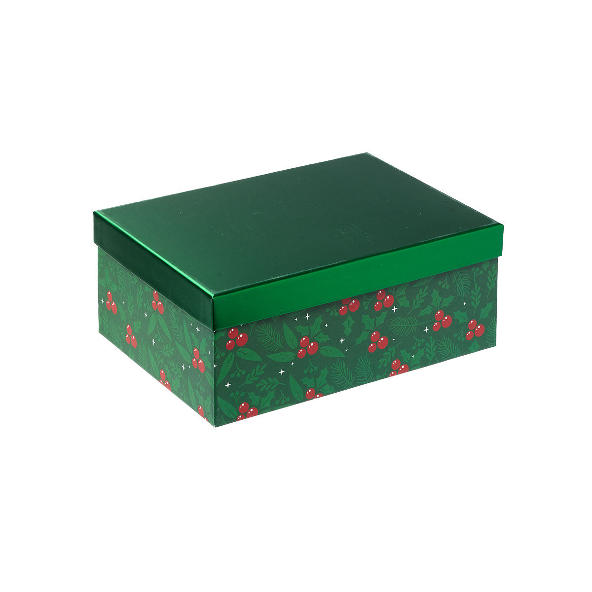 Rectangular Foil Christmas Gift Box S5 27cm