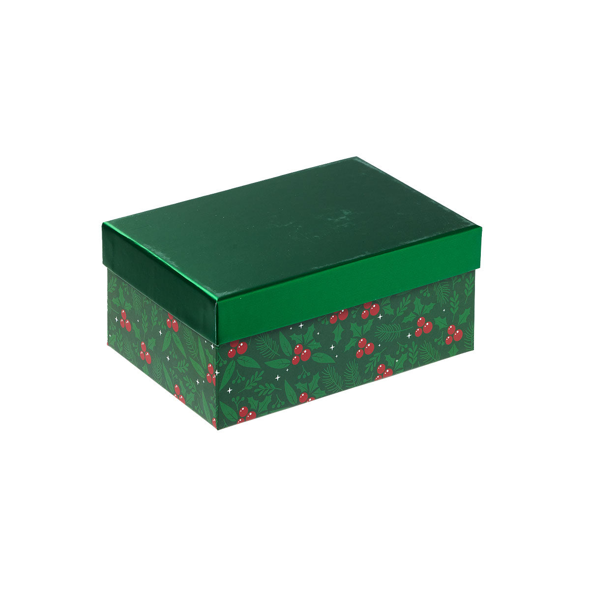 Christmas Gift Box Foil 19.5cm x 13.5cm 8cm