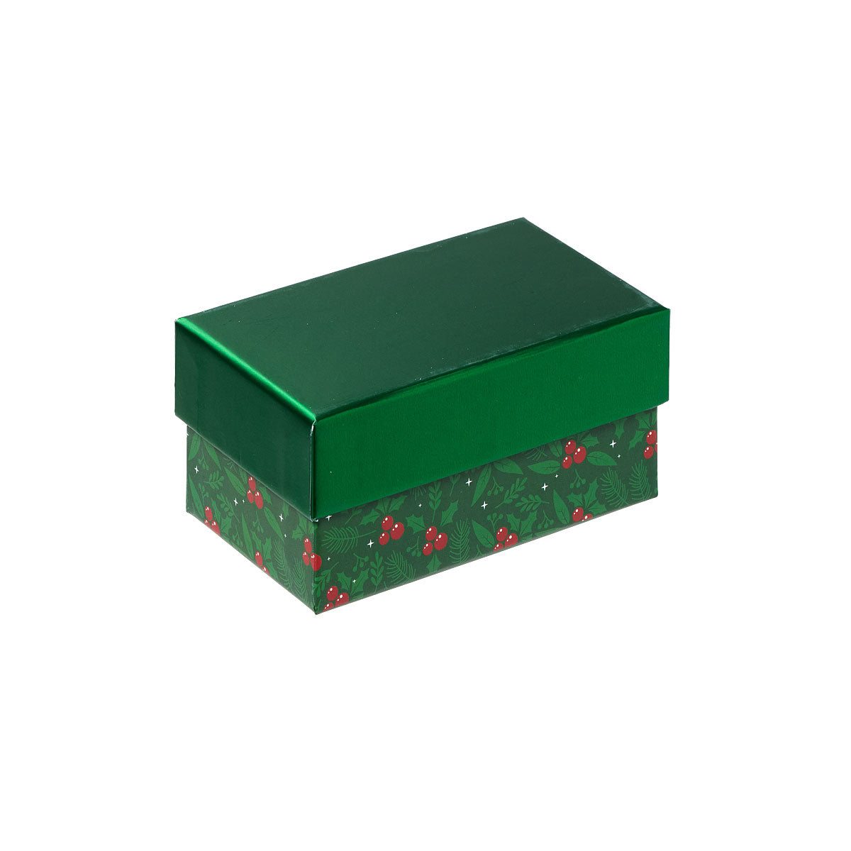 Christmas Gift Box Foil 12cm x 7.5cm 5.5cm