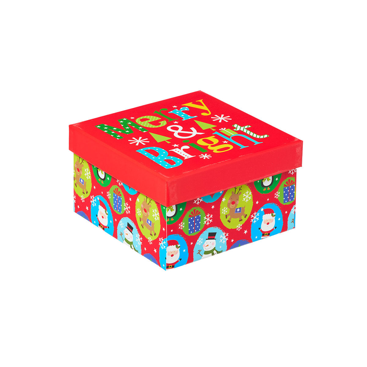 Square Christmas Gift Box S5 16cm