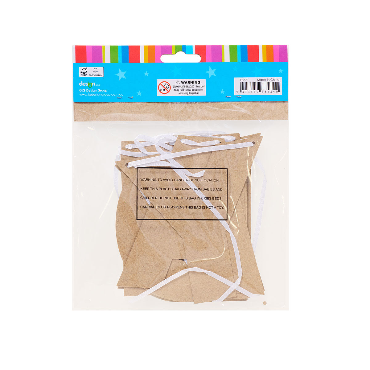 Foil Backdrop Multicoloured 2mx90cm