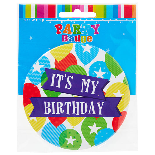 Badge Large Birthday Generic