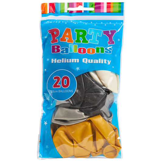 Balloons Metallic 30cm 20pk