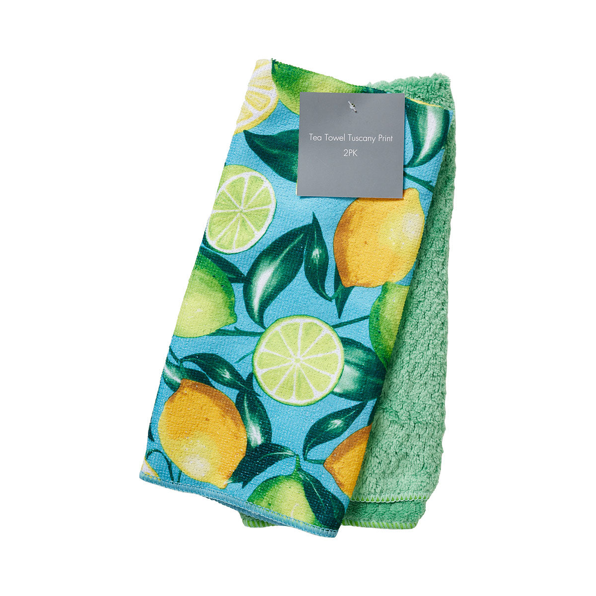 Printed Tea Towel Tuscany/Positano 2pk