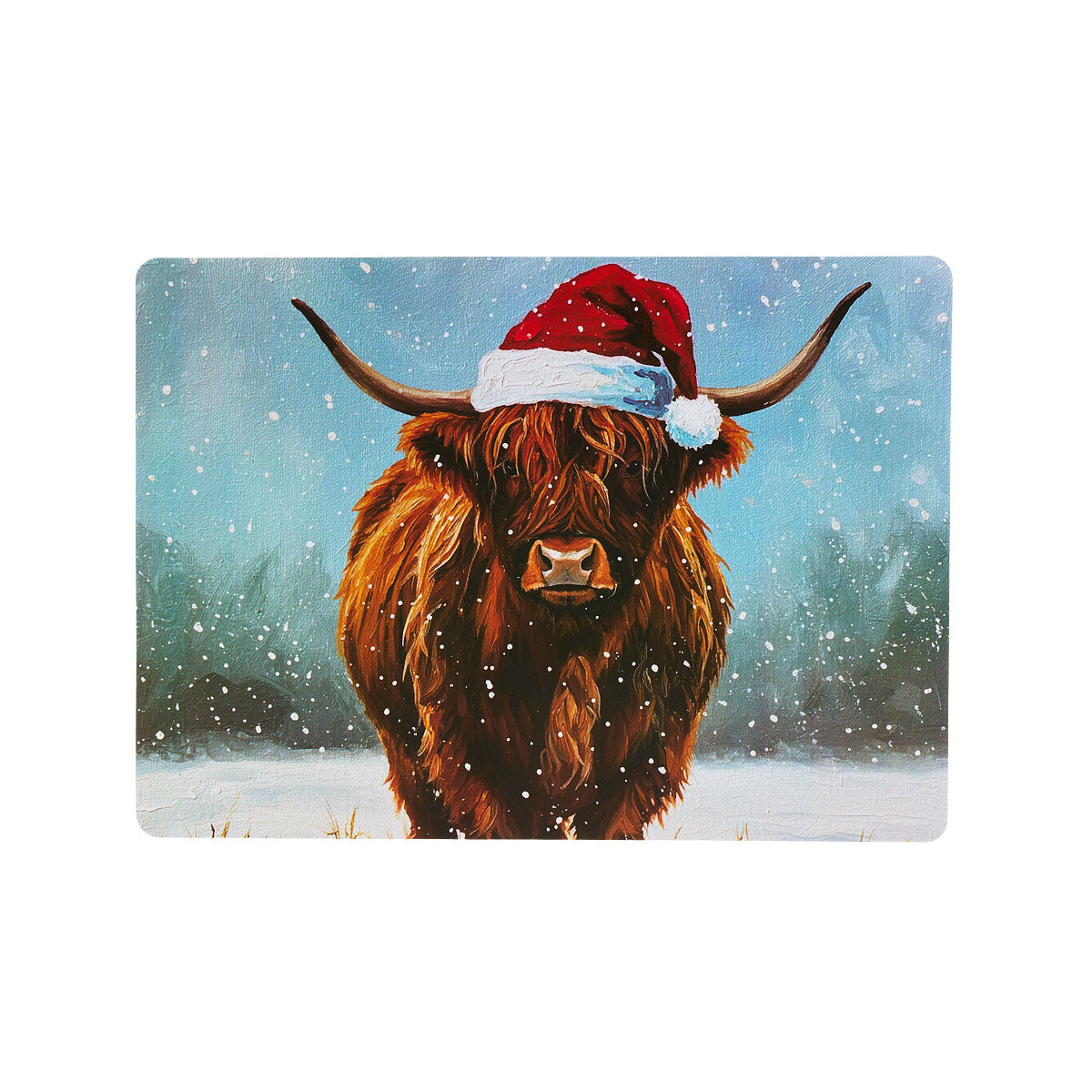 Christmas Rectangular Placemat 33 x 46cm Assorted