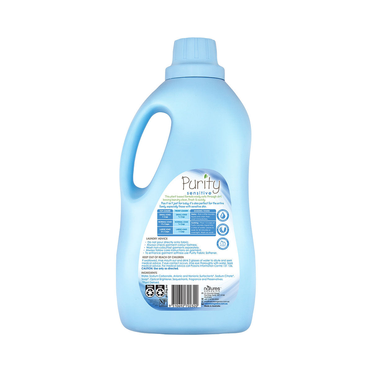 Purity Laundry Liquid Sensitive 2L