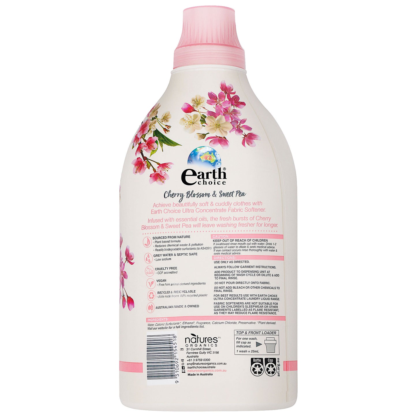 Earth Choice Ultra Fab Soft Blossom 1L