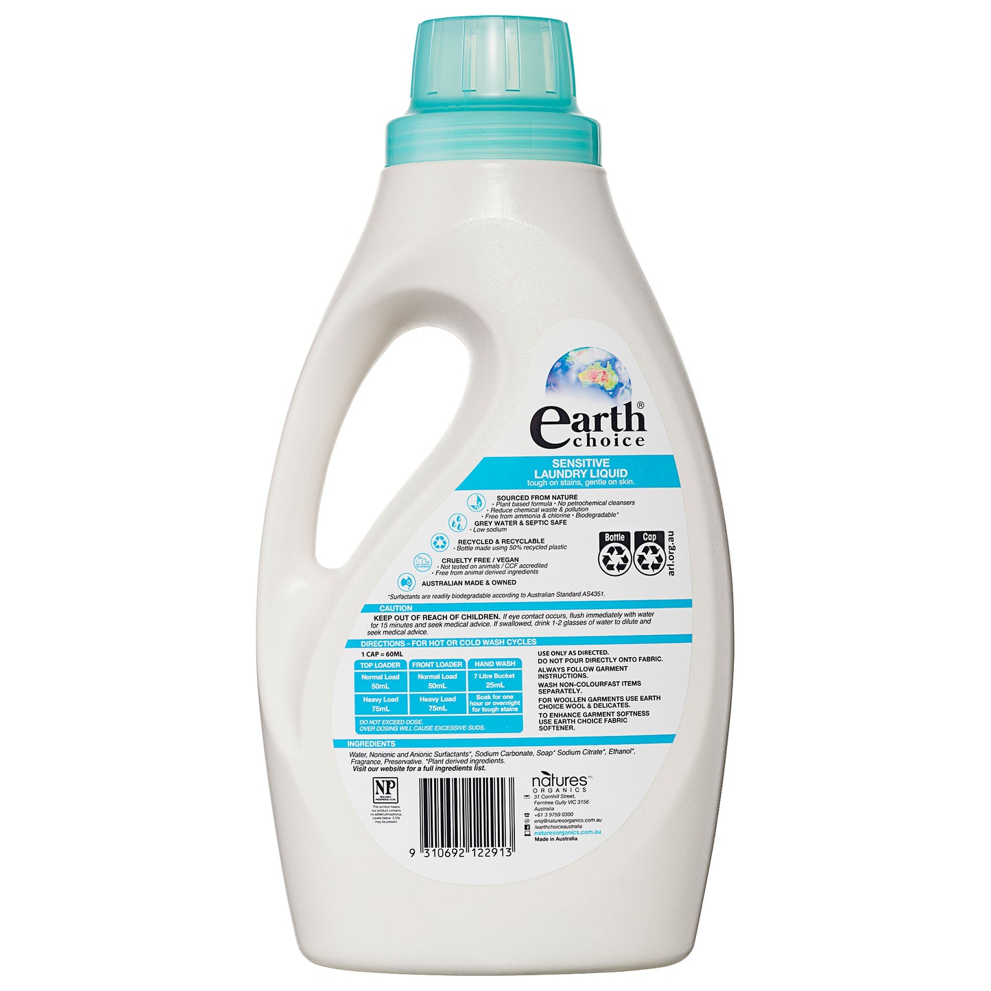 Earth Choice Laundry Liquid Ultra Sensitive 1L