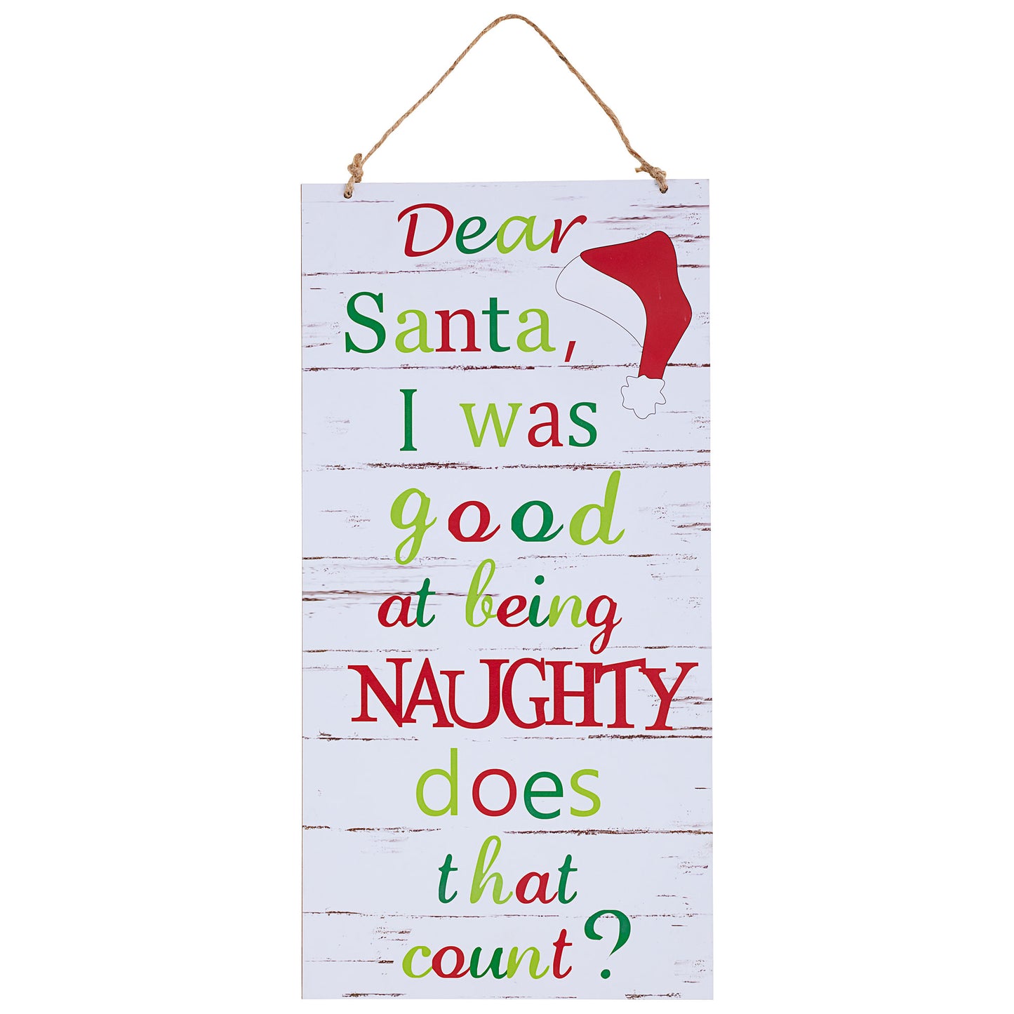 Christmas Plaque with Funny Saying