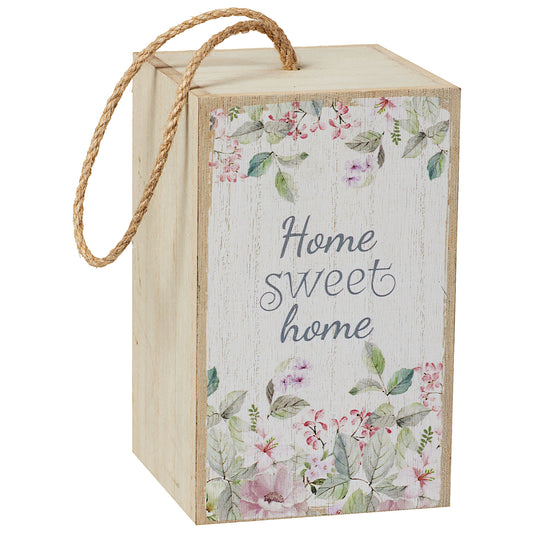 Home Sweet Home Wooden Door Stop