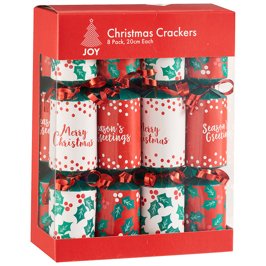 Bon Bon Christmas Holly 20cm 8pk