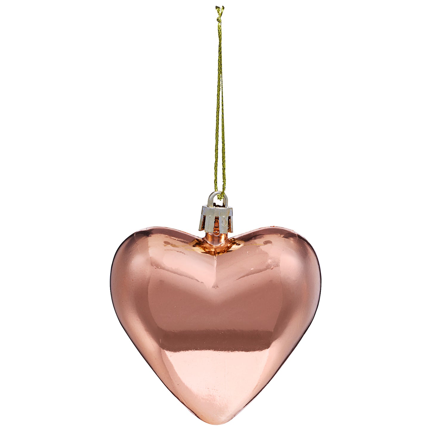 Love Heart Bauble Single 8cm