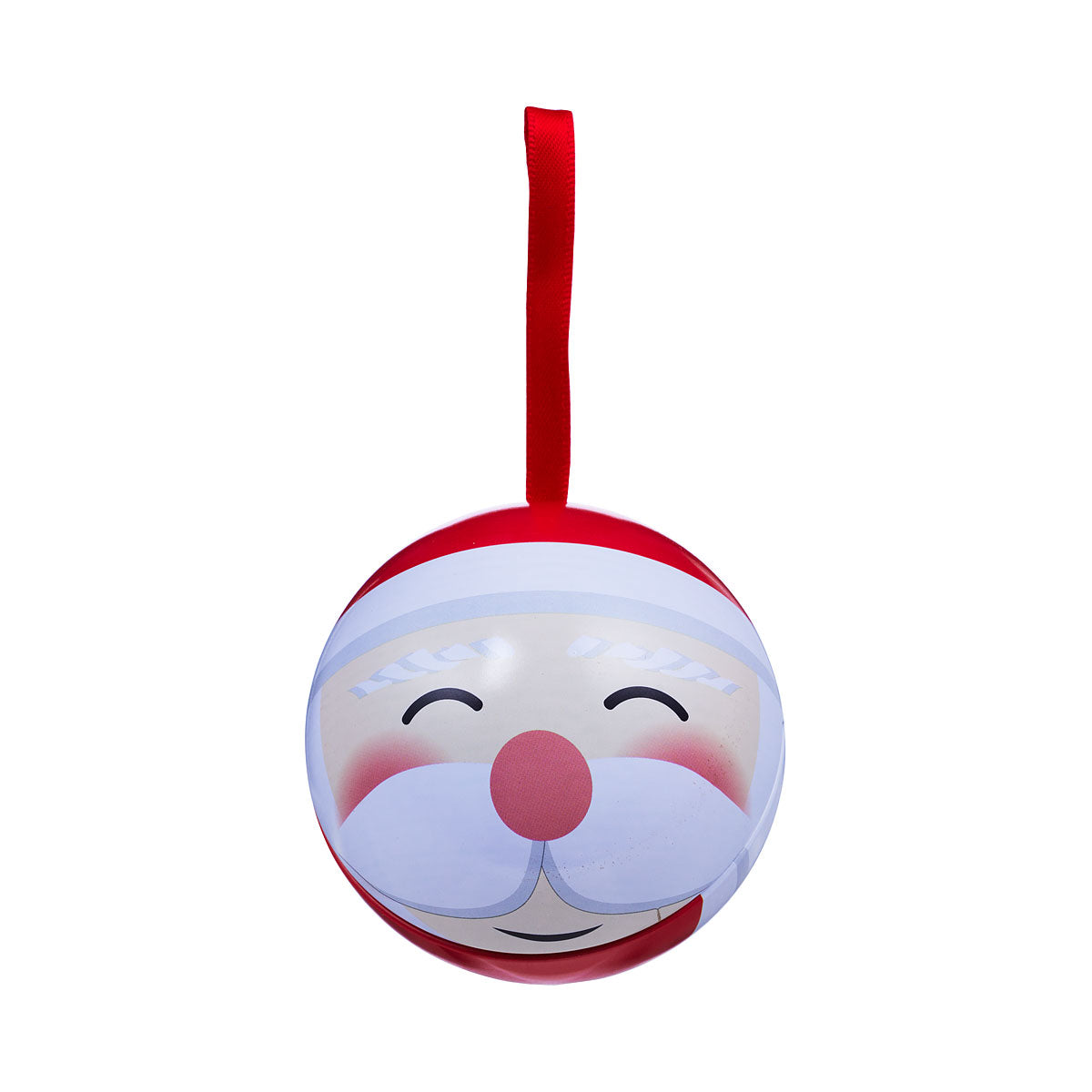 Christmas Metal Printed Bauble Assorted