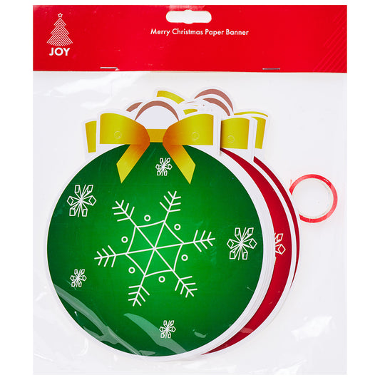 Merry Christmas Paper Banner