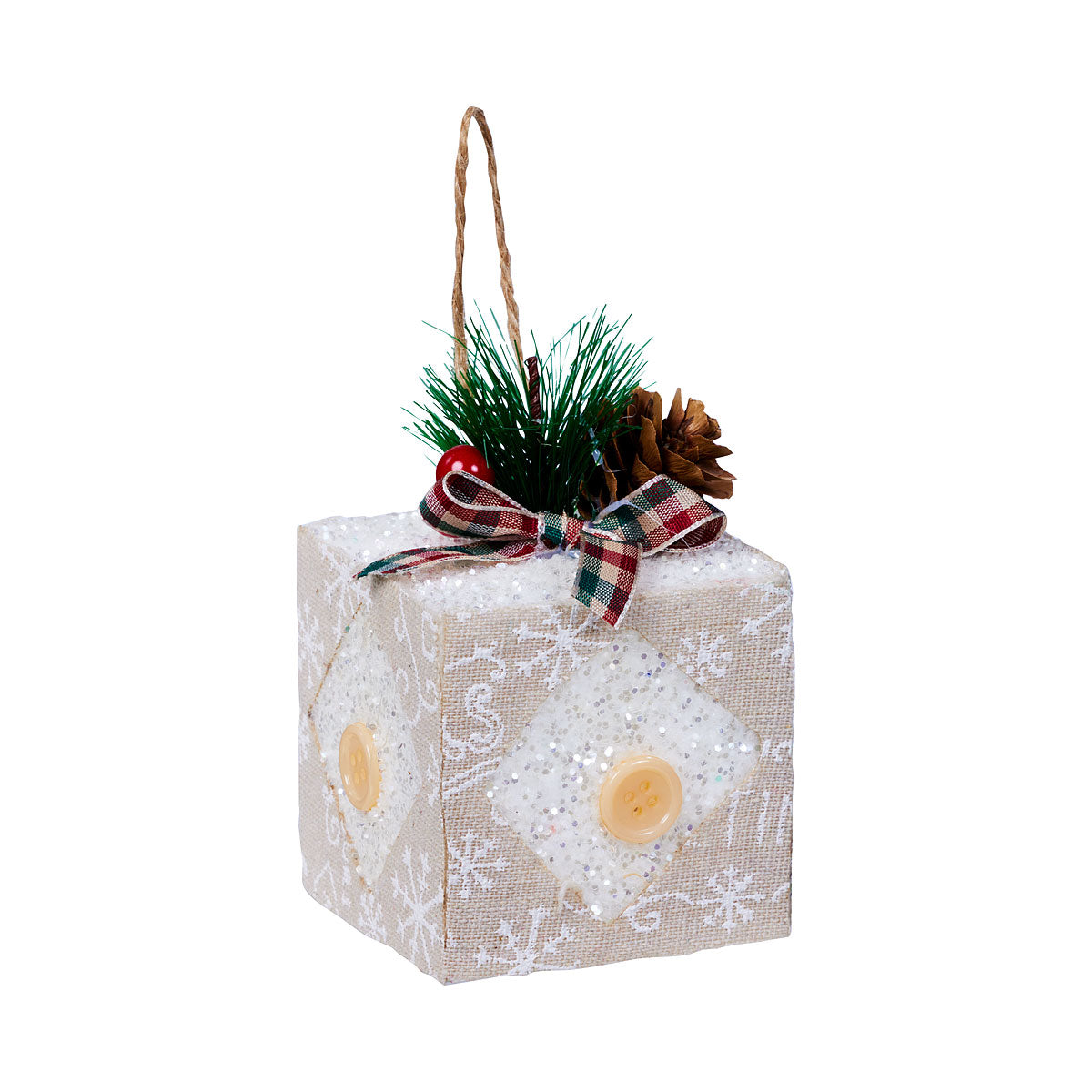Hanging Gift Box Christmas Decoration Assorted
