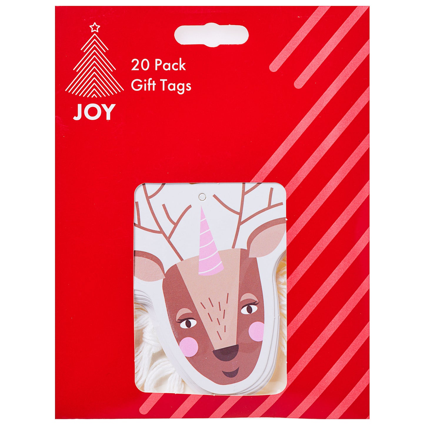Christmas Gift Tags 20pk Assorted