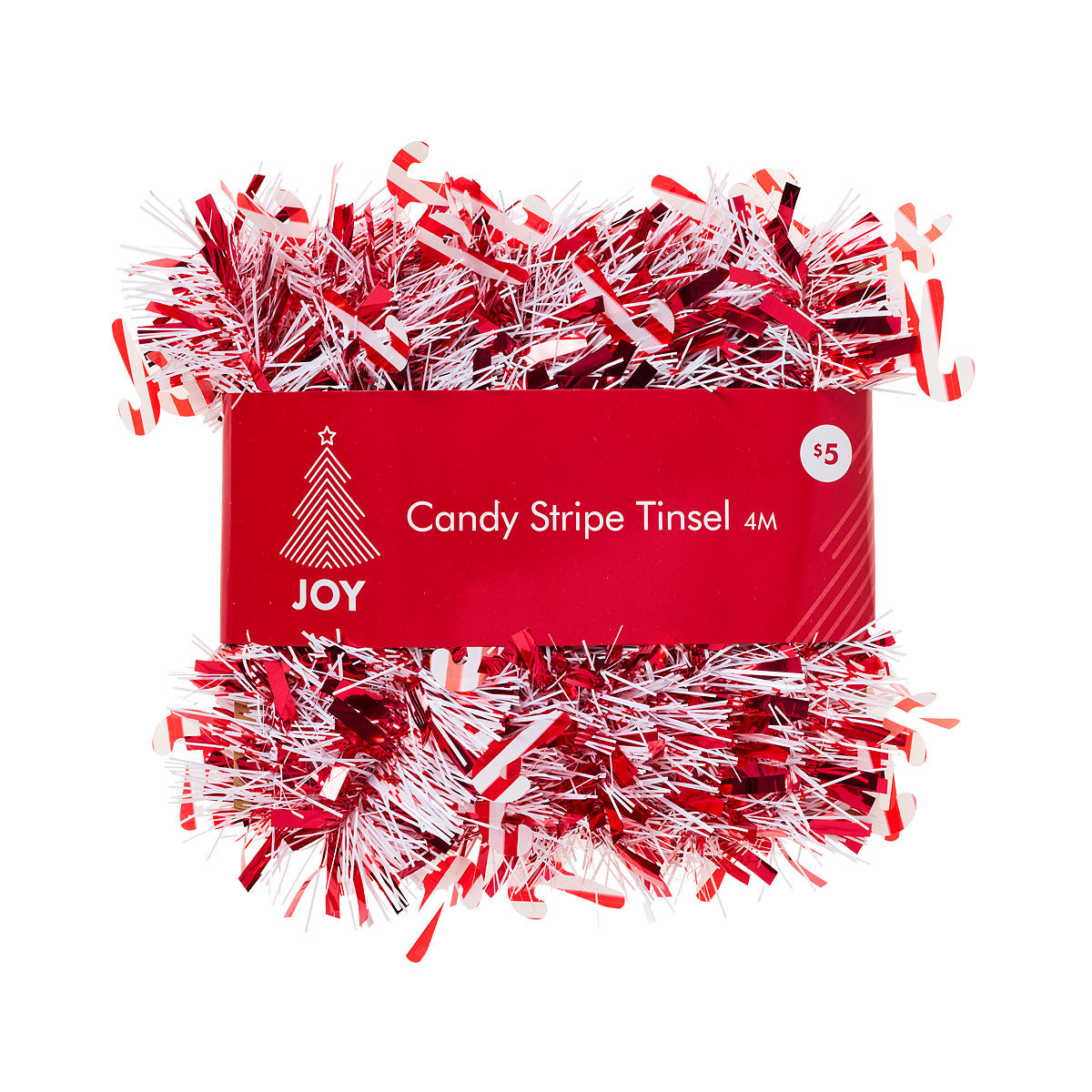 Christmas Tinsel Candy Stripe 4M
